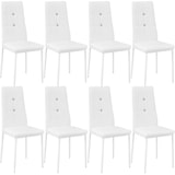 thumbnail of tectake Set di 8 sedie per sala da pranzo Julien - bianco - 404125