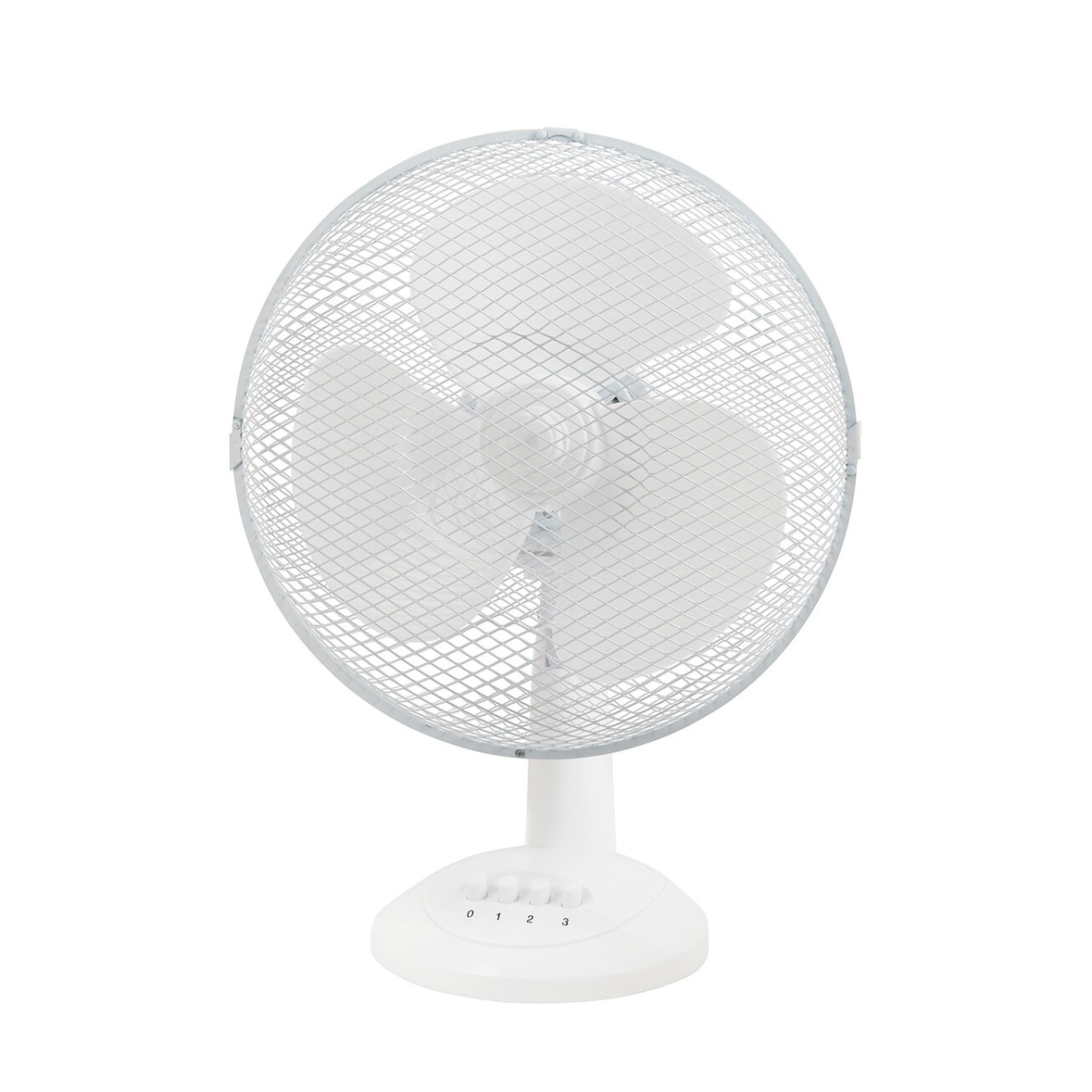 aro Ventilateur de table DF2925, 34 x 25 x 46 cm, Ø 28 cm, 40 W, 3 vitesses, blanc