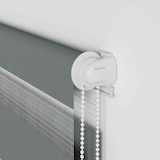 thumbnail of vidaXL Zebra rolgordijn 135x200 cm stofbreedte 130,9 cm donkergrijs