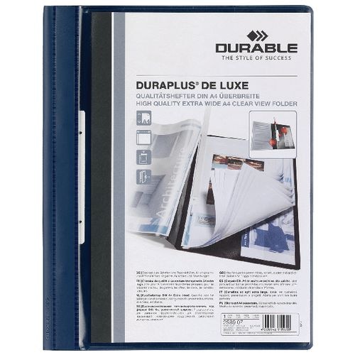 DURABLE Angebotshefter Duraplus de Luxe DIN A4 Dunkelblau