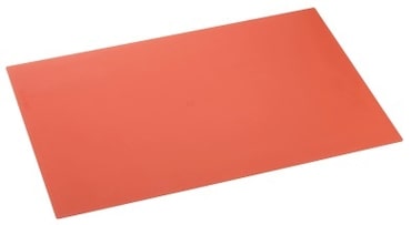 METRO PROFESSIONAL Tappetino da forno, silicone, 60 x 40 cm, utilizzabile su entrambi i lati, resistente a temperature da -60 a +230 °C, arancione