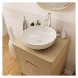 thumbnail of Ensemble meuble simple vasque 60 cm chêne naturel + vasque + robinet ALASKA