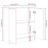 thumbnail of Helloshop26 - Buffet Sideboard Kommode Kleiderschrank Aufbewahrungsmöbel Organizer für Küche Wohnzimmer Lounge 3-teilig Sonoma 02_0037108