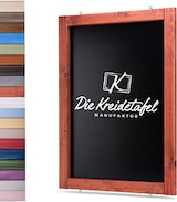 thumbnail of Kreidetafel mit Holzrahmen / Mahagoni 60x120cm