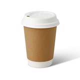 thumbnail of greenbox - Coffee to go Becher aus Pappe, doppelwandig, 300 ml / 12 oz, Ø 90 mm, braun, 25 St.