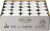 thumbnail of 100 Stück WENZEL Tealights Teelichtkerzen Teelichter, weiß, Aluminiumhülle, ohne Duft