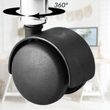 thumbnail of CASARIA® Drehhocker Höhenverstellbar Dicke Polsterung Grau