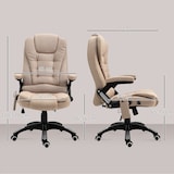 thumbnail of Vinsetto silla de oficina giratoria con masaje de 6 puntos función basculante con calefacción altura ajustable respaldo reclinable y mando a distancia