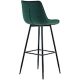 thumbnail of Set de 2 Taburetes de bar Dartford Verde/Terciopelo
