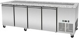 thumbnail of Skyrainbow SNACK-Line, Kalte Theke, 6x GN1/1, Granit rosa-grau, 223x82x85.5 Glasaufbau Klarglas ohne Zwischenablage, H=396mm