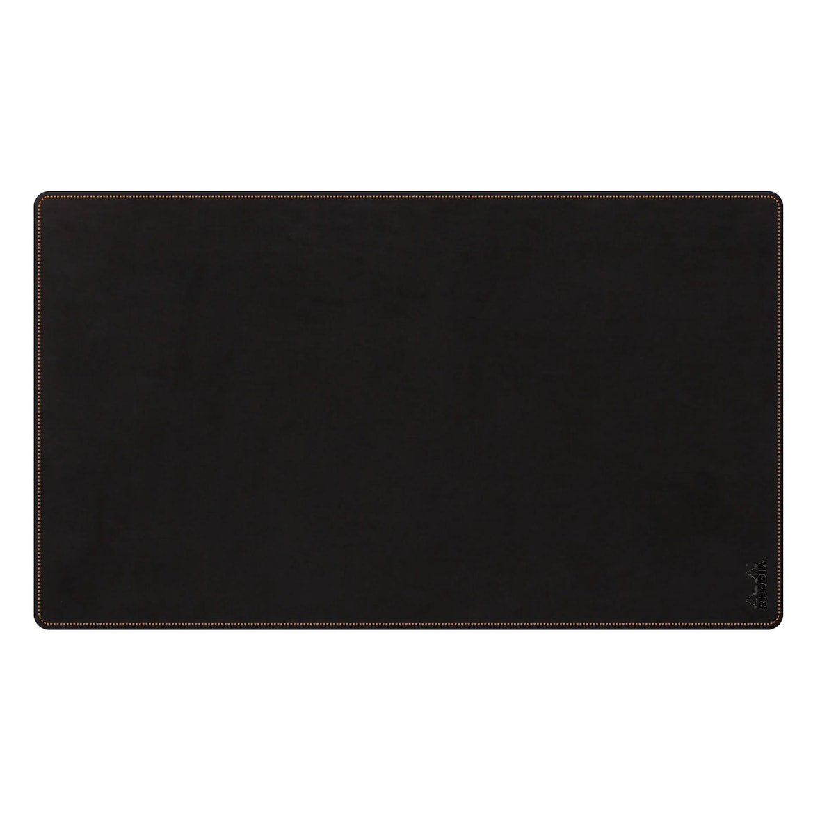 Rhodiarama, weiche/flexible Schreibunterlage L (90x43 cm) aus italienischem Kunstleder, gerollt in Schachtel aus Kraft - Schwarz 194312C