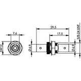 thumbnail of TELEGÄRTNER glasvezelkoppeling ST/ST simplex