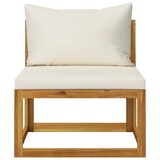thumbnail of vidaXL 6-tlg. Garten-Lounge-Set mit Auflagen Creme Massivholz Akazie