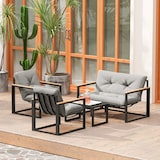 thumbnail of Outsunny-Gartenmöbel Set-114L x 70B x 67H cm-Hellgrau