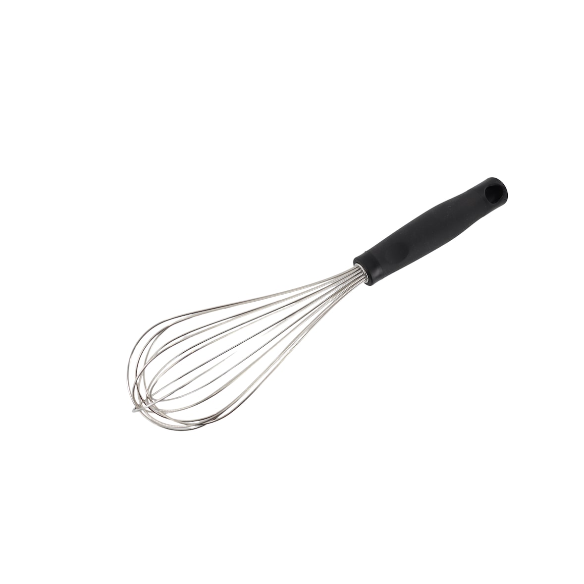 METRO PROFESSIONAL Fouet, acier inoxydable 18/8, 36 cm, 8 fils, manche plastique, argent/noir