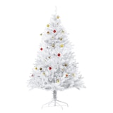 thumbnail of Árbol de Navidad Decoraciones Artificiales Incluidas 150/180 cm Verde y Blanco
