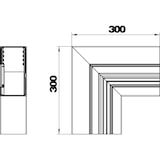 thumbnail of OBO Bettermann Flachwinkel GA-AFS90170RW 6279520