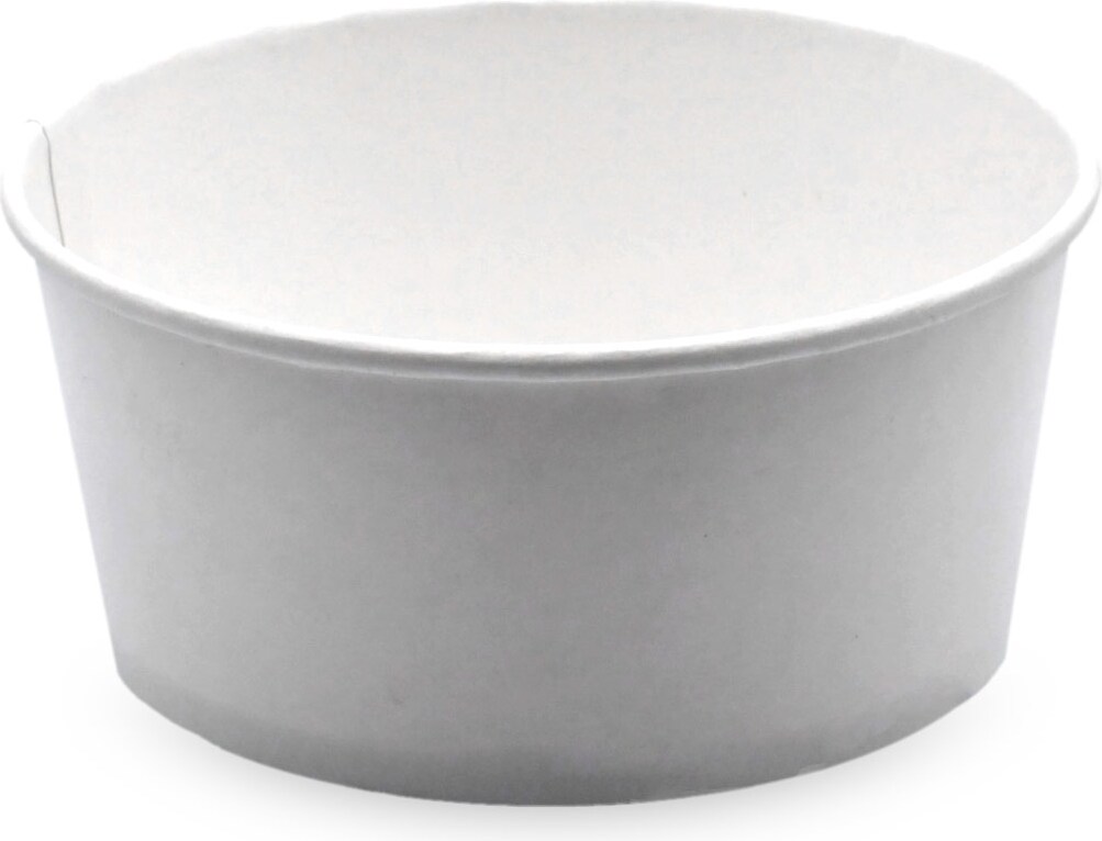 Bio Salatschale "Plain White" 750 ml 50 Stück