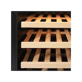 thumbnail of Cantina vini premium per 28 bottiglie doppia temperatura a refrigerazione ventilata - ripiani in legno