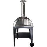 thumbnail of MF - Horno de leña exterior para pizzas y pan modelo Chef Junior negro con mesa para uso en jardín