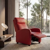 thumbnail of Fernsehsessel Relaxsessel Liege Sessel Denver, Kunstleder ~ rot