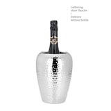 thumbnail of Wein-/Sekt Flaschenkühler Hammerschlag-Optik (H) 20,5 x (Ø) 15 cm