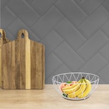 thumbnail of FIVE - Obstschale 28x11,5 cm in Weiß aus Metall