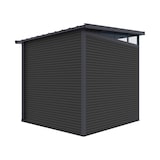 thumbnail of Weide Gartenhaus | Aluminium & WPC | Gerätehaus mit Doppeltür | 218x218x226 cm | Wetterfest in Anthrazit