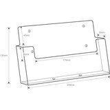 thumbnail of Taymar® Wand-Prospekthalter WLA5, DIN A5 quer