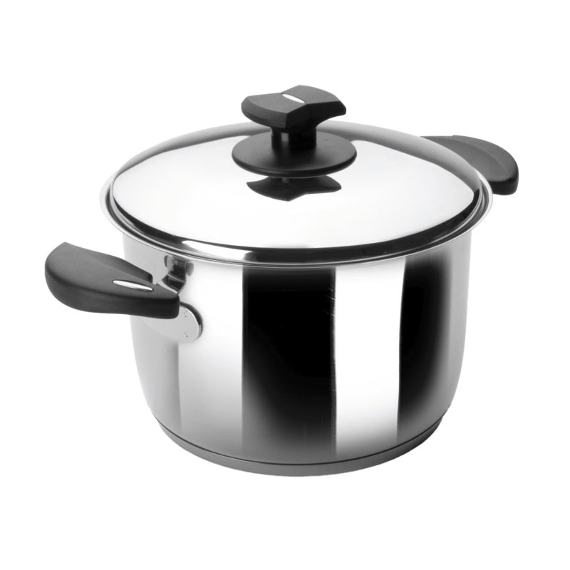 Tacho LACOR com tampa NOVA LADYCOR em aço inoxidável 18/10 20x14,5cm adequado para fogão de indução 4,5L 88120