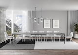 thumbnail of Karamay Ausziehtisch 120/380x90 cm Beton anthrazit Beine