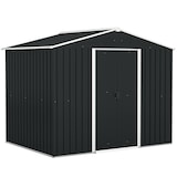 thumbnail of Outsunny Abrigo de Jardim de 4,1 m² 236x174x190 cm para Armazenamento de Ferramentas com Portas de Correr e 4 Janelas de Ventilação Cinza