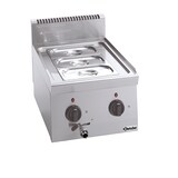 thumbnail of Bain Marie | TA | Elektrisch | 1.4kW | Met Aftapkraan | 3x 1/4 GN | 400x600x290(h)mm