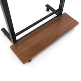 thumbnail of Arbeitstisch / Schreibtisch WORKSTATION II 50 x 80 cm schwarz / walnuss hjh OFFICE