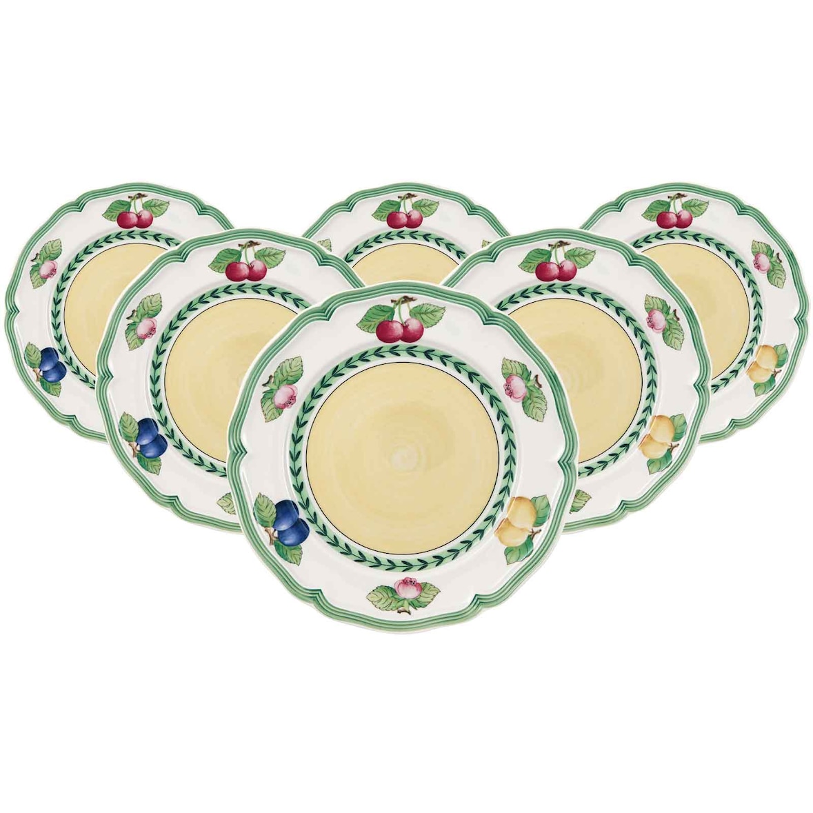 Villeroy & Boch French Garden Fleurence Frühstücksteller ø 20,7 cm 6er Set