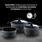 thumbnail of Masterpro - Cacerola de Ø28x13,5cm con tapa en Aluminio fundido con Revestimiento antiadherente GASTRO REECO