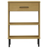 thumbnail of vidaXL Wandkast met metalen poten OSLO massief grenenhout bruin