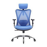 thumbnail of OfficeSense OS1000 Ergonomischer Bürostuhl – Verstellbar, NEN-EN 1335 zertifiziert, inklusive verbesserter Rollen – Blau