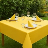 thumbnail of Migros Cucina & Tavola - Tafelkleed Geel - Airlaid papier - Linnenstructuur - 160 x 220 cm