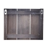 thumbnail of Wandregal HWC-C92, Wandpaneel Holzregal Regal, 3 Ebenen 150x33x13cm Massivholz Vintage ~ braun shabby