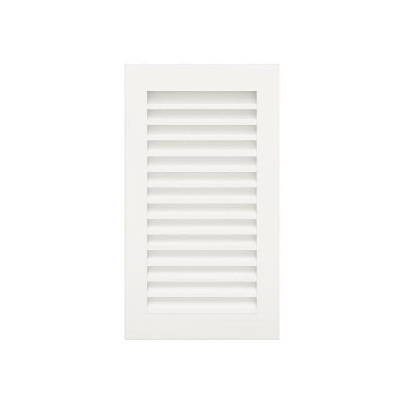 Ventilatierooster voor witte open haard - Hide Verticaal 30x17