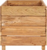 thumbnail of vidaXL Hochbeet 100x40x38 cm Massivholz Teak und Stahl