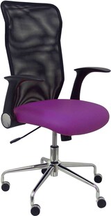 thumbnail of Minaya Silla  con mecanismo basculante, brazos retráctiles y  y asiento tapizado en tejido BALI color morado