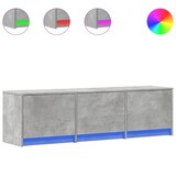 thumbnail of vidaXL TV-Schrank LED Betongrau 140x34x40 cm Holzwerkstoff