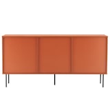 thumbnail of Buffet 2 portes et 3 tiroirs décor mélaminé 150 cm orange