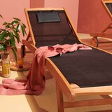 thumbnail of 2er-Set Sonnenliegen aus schwarzem Eukalyptusholz - Oviala