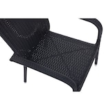 thumbnail of METRO PROFESSIONAL Armlehnstuhl stapelbar Mohim, Stahl/Polyrattan, schwarz