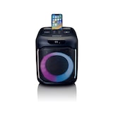 thumbnail of Lenco PA-101BK - Bluetooth® Party-Lautsprecher mit LED-Lichteffekten - 100W RMS, USB, 14 Stunden Batterielaufzeit - Schwarz