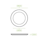 thumbnail of greenbox - Teller aus Zuckerrohr  Ø 26 cm, rund, 500 St.