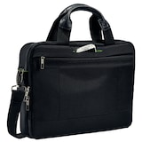 thumbnail of Leitz Laptoptasche Smart Traveller 13 " Polyester, Metall, Echtleder Schwarz 37 x 7,5 x 27 cm